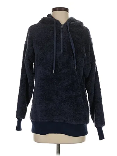 Pre-owned Aerie Pullover Hoodie In Blue