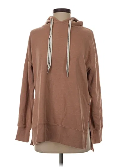 Pre-owned Aerie Pullover Hoodie In Brown