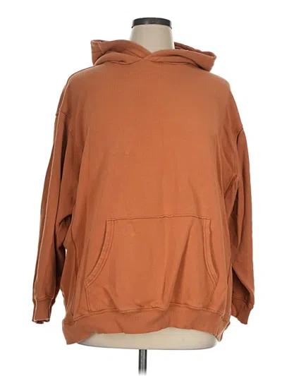Pre-owned Aerie Pullover Hoodie In Brown