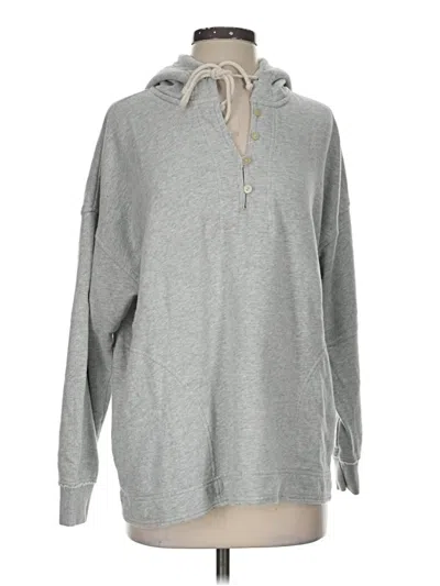 Pre-owned Aerie Pullover Hoodie In Gray