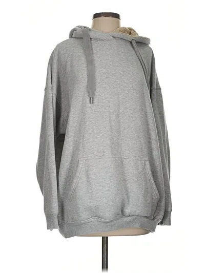 Pre-owned Aerie Pullover Hoodie In Gray