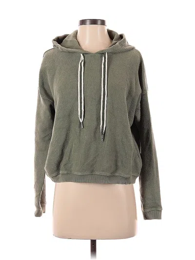 Pre-owned Aerie Pullover Hoodie In Green