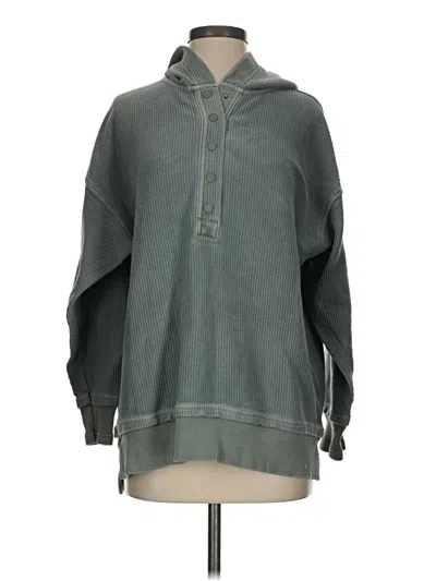 Pre-owned Aerie Pullover Hoodie In Green