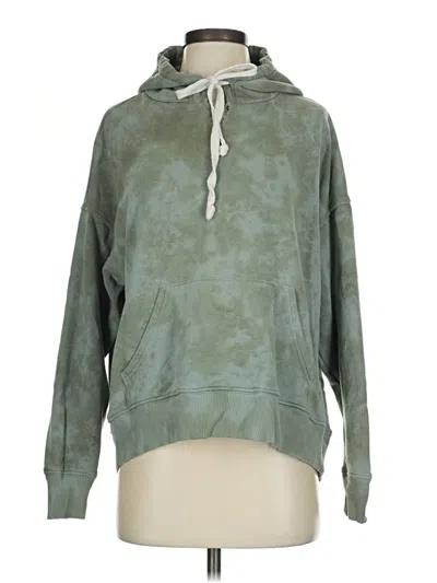 Pre-owned Aerie Pullover Hoodie In Green