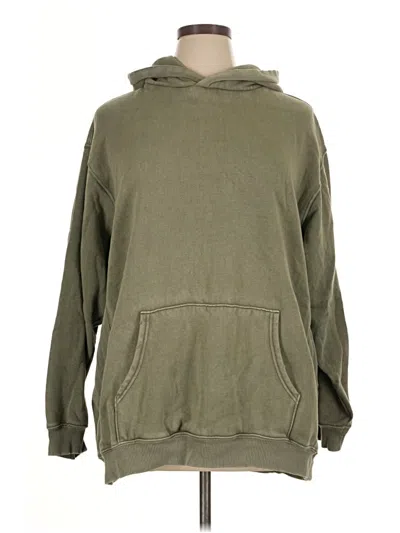 Pre-owned Aerie Pullover Hoodie In Green