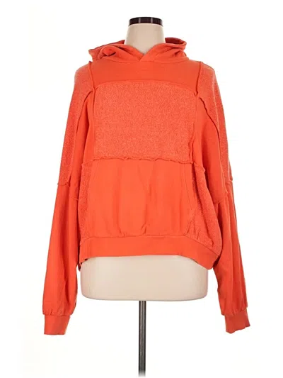 Pre-owned Aerie Pullover Hoodie In Orange