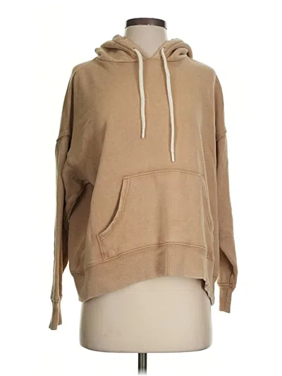 Pre-owned Aerie Pullover Hoodie In Tan