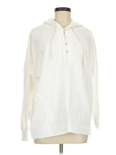 Pre-owned Aerie Pullover Hoodie In White
