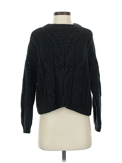 Pre-owned Aerie Pullover Sweater In Black