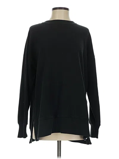 Pre-owned Aerie Pullover Sweater In Black