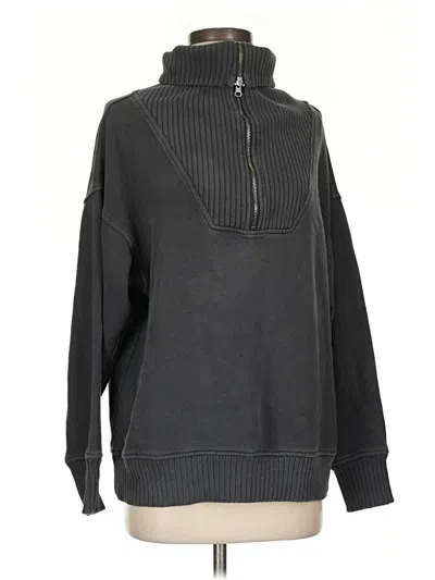 Pre-owned Aerie Pullover Sweater In Black