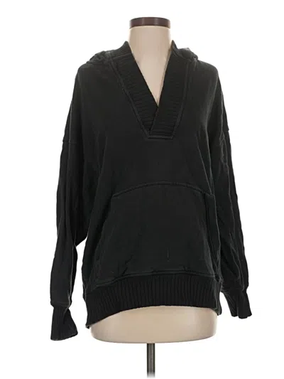 Pre-owned Aerie Pullover Sweater In Black