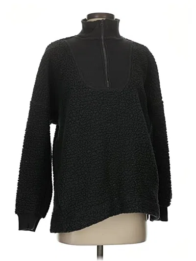 Pre-owned Aerie Pullover Sweater In Black
