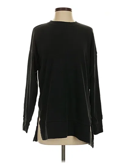 Pre-owned Aerie Pullover Sweater In Black