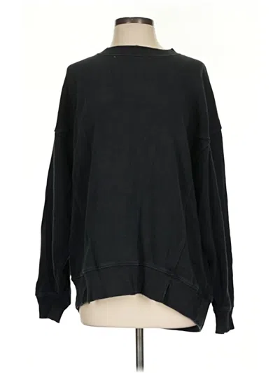 Pre-owned Aerie Pullover Sweater In Black