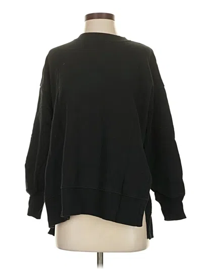 Pre-owned Aerie Pullover Sweater In Black