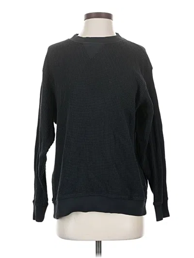 Pre-owned Aerie Pullover Sweater In Black