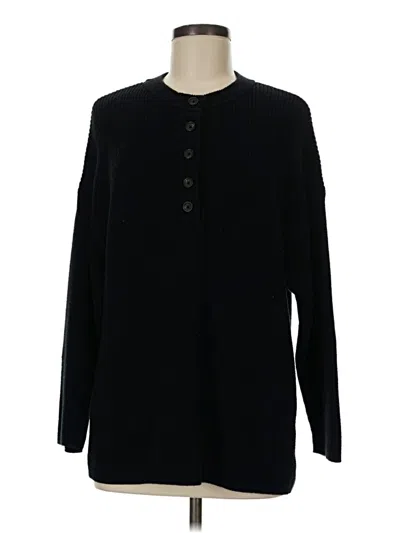 Pre-owned Aerie Pullover Sweater In Black