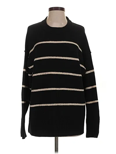 Pre-owned Aerie Pullover Sweater In Black
