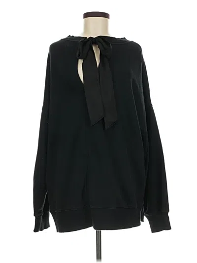 Pre-owned Aerie Pullover Sweater In Black