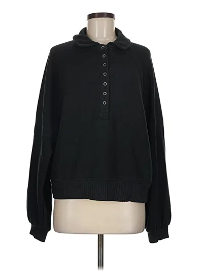 Pre-owned Aerie Pullover Sweater In Black