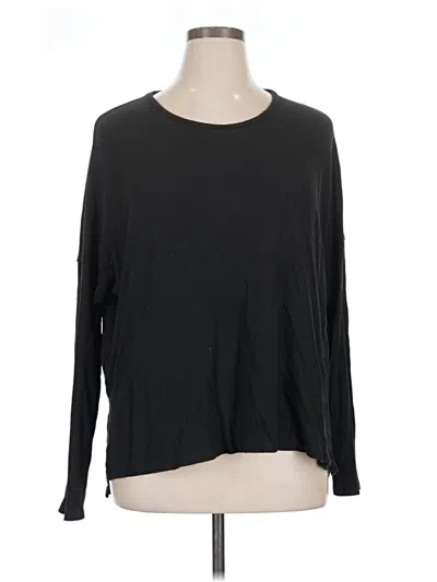 Pre-owned Aerie Pullover Sweater In Black