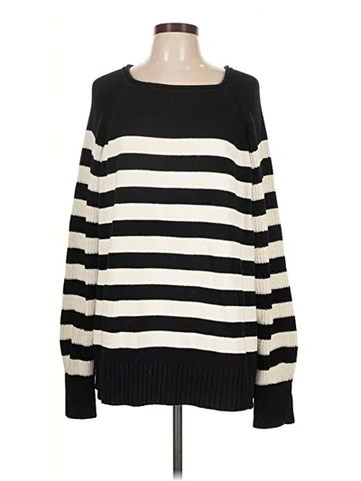 Pre-owned Aerie Pullover Sweater In Black