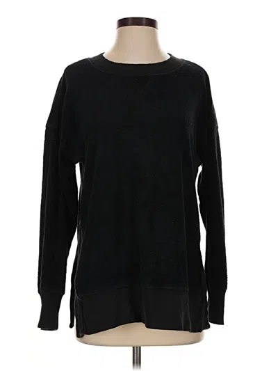 Pre-owned Aerie Pullover Sweater In Black