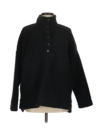 Pre-owned Aerie Pullover Sweater In Black