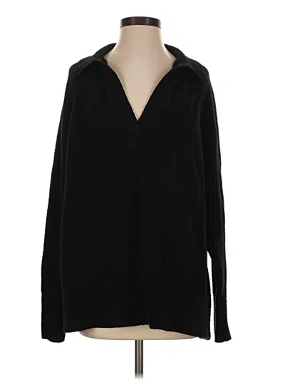 Pre-owned Aerie Pullover Sweater In Black