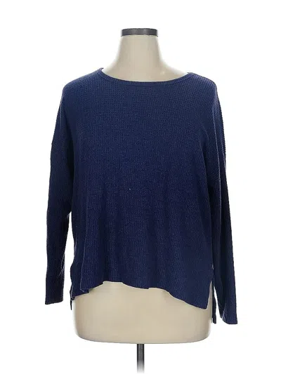 Pre-owned Aerie Pullover Sweater In Blue
