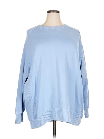Pre-owned Aerie Pullover Sweater In Blue