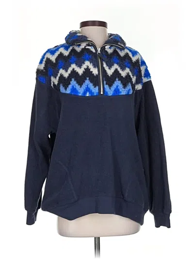 Pre-owned Aerie Pullover Sweater In Blue