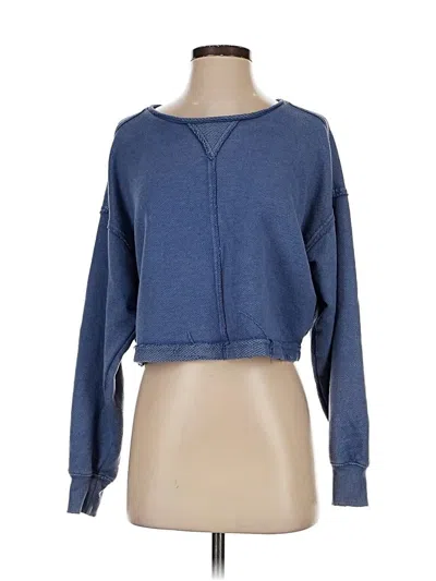 Pre-owned Aerie Pullover Sweater In Blue