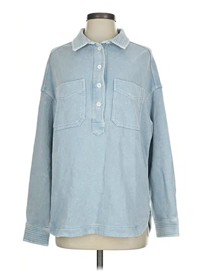 Pre-owned Aerie Pullover Sweater In Blue