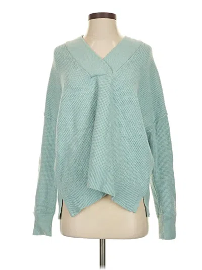 Pre-owned Aerie Pullover Sweater In Blue