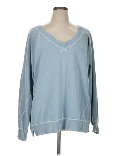 Pre-owned Aerie Pullover Sweater In Blue