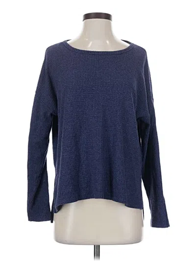 Pre-owned Aerie Pullover Sweater In Blue