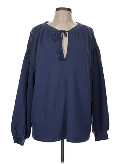 Pre-owned Aerie Pullover Sweater In Blue