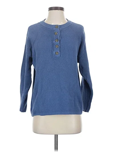 Pre-owned Aerie Pullover Sweater In Blue