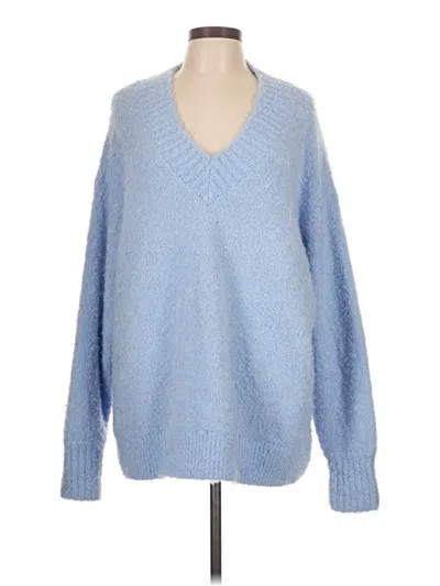 Pre-owned Aerie Pullover Sweater In Blue
