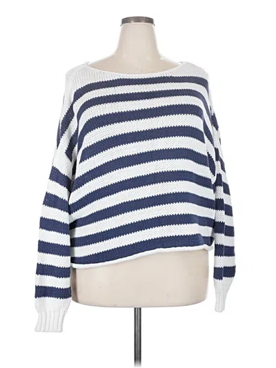Pre-owned Aerie Pullover Sweater In Blue