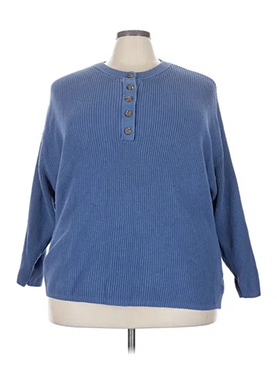 Pre-owned Aerie Pullover Sweater In Blue