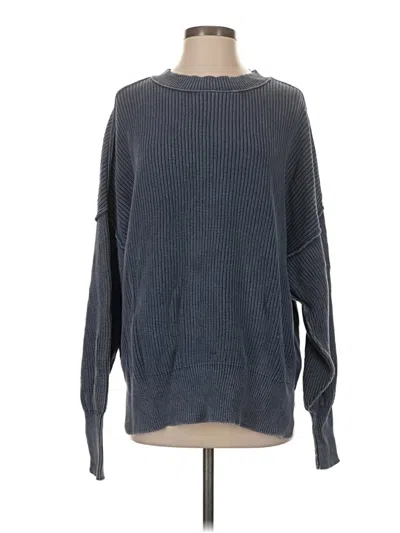 Pre-owned Aerie Pullover Sweater In Blue