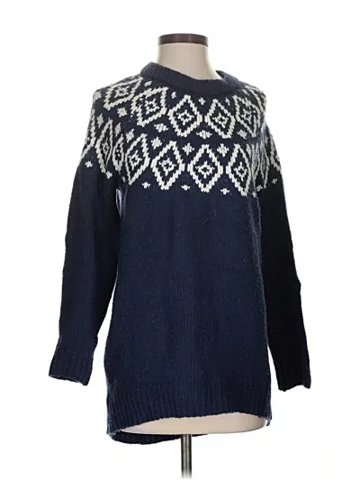 Pre-owned Aerie Pullover Sweater In Blue