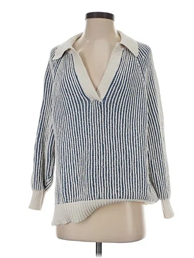 Pre-owned Aerie Pullover Sweater In Blue