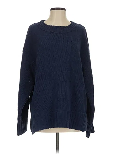Pre-owned Aerie Pullover Sweater In Blue
