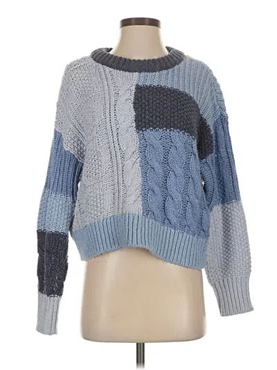 Pre-owned Aerie Pullover Sweater In Blue
