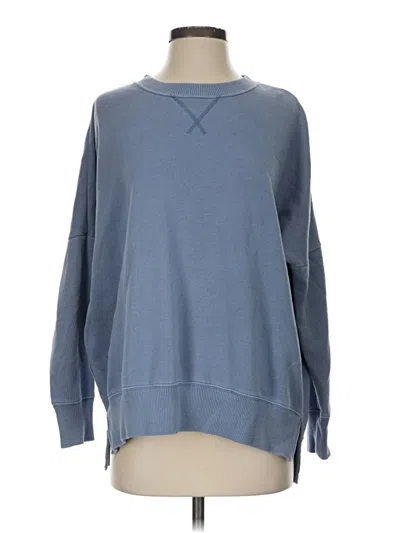 Pre-owned Aerie Pullover Sweater In Blue