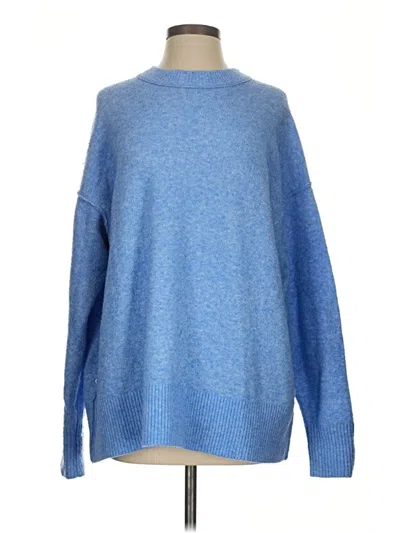 Pre-owned Aerie Pullover Sweater In Blue